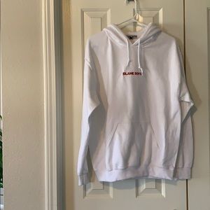 I blame boys white hoodie